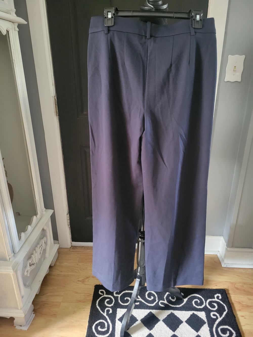 Tommy Hilfiger Navy Wide Leg Pants - Picture 3 of 5
